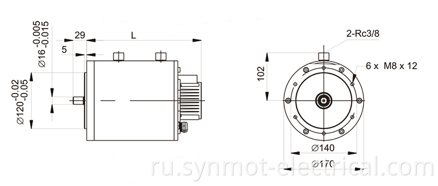 Синмот ​​15 кВт 7.2n.m 20000RPM Высокоскоростной двигатель для нового энергетического автомобиля